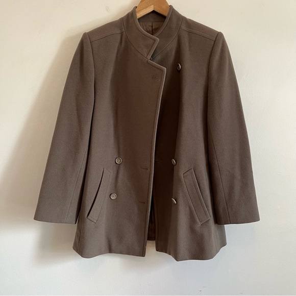 Vintage cashmere double breasted coat - Picture 8 of 11